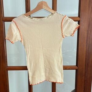 Baserange lettuce trim tee